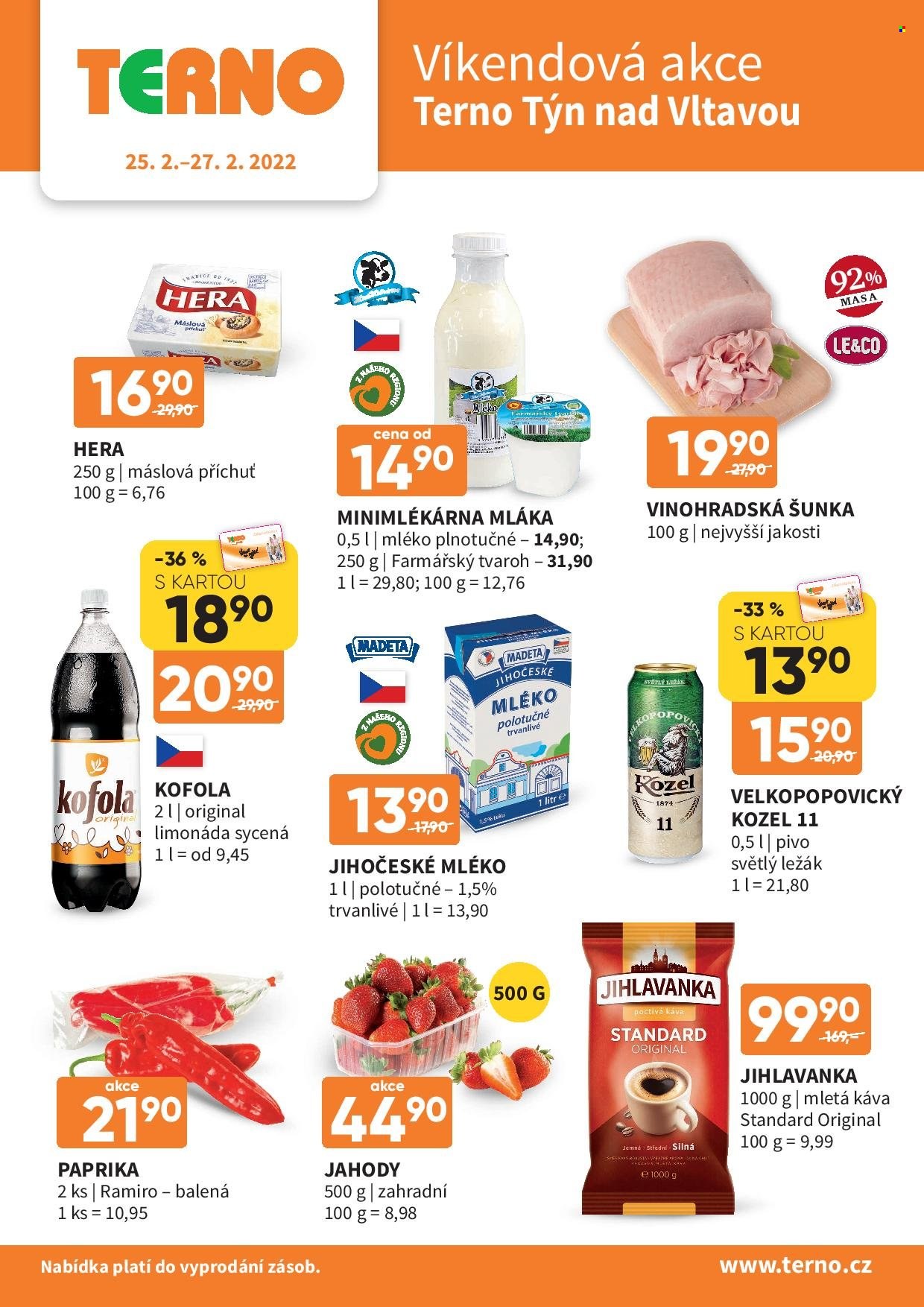 Leták coop TERNO - 25.2.2022 - 27.2.2022. Strana 1