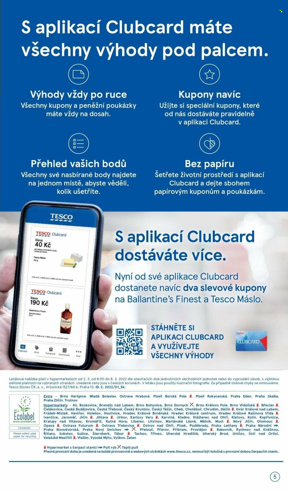 Leták TESCO - 2.3.2022 - 8.3.2022. Strana 5