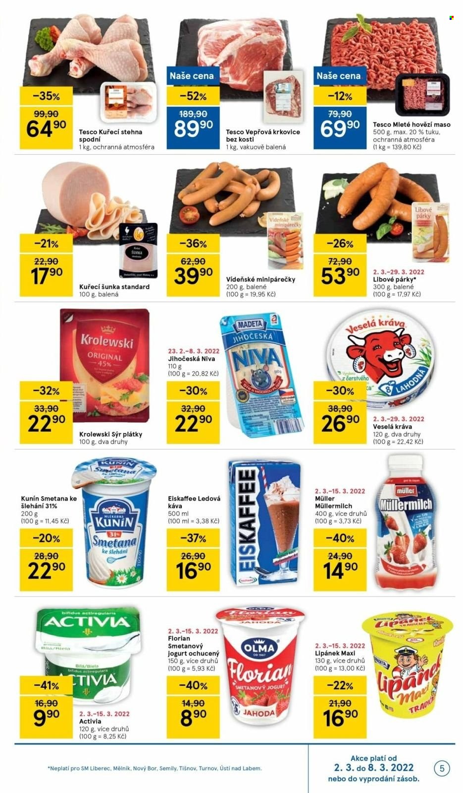 Leták TESCO supermarket - 2.3.2022 - 8.3.2022. Strana 5