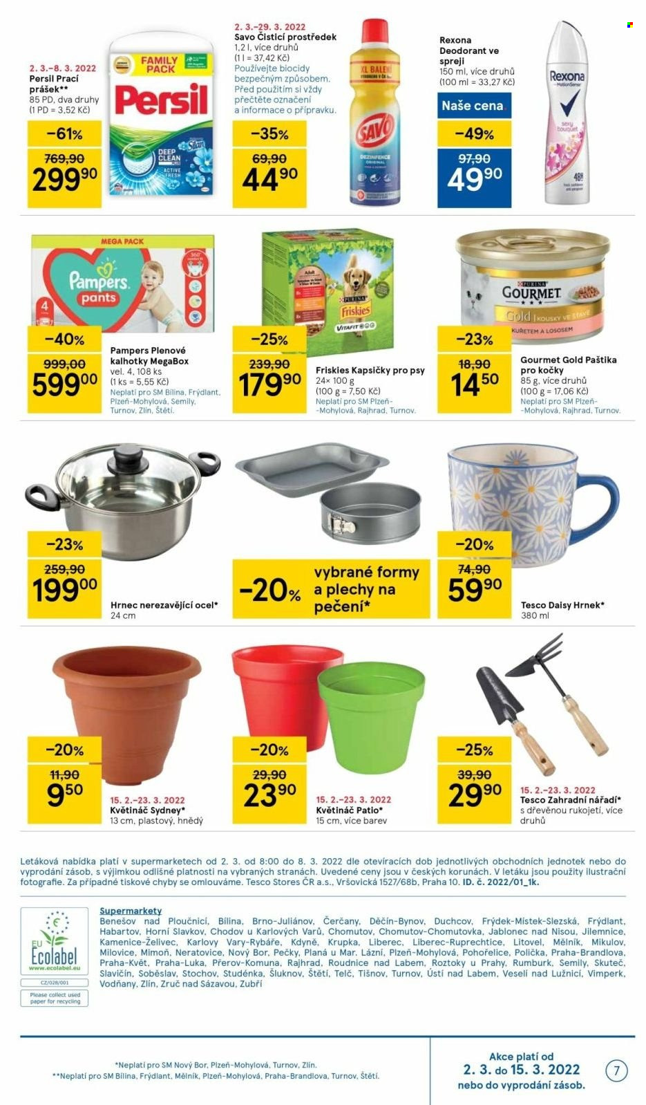 Leták TESCO supermarket - 2.3.2022 - 8.3.2022. Strana 7