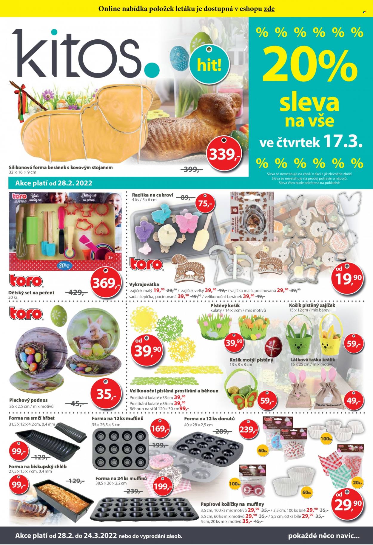 Leták Kitos - 28.2.2022 - 24.3.2022. Strana 1
