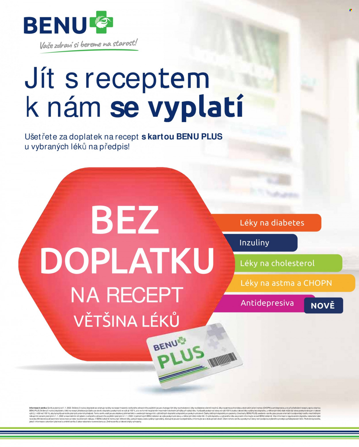Leták BENU Lékárna - 1.3.2022 - 31.3.2022. Strana 10