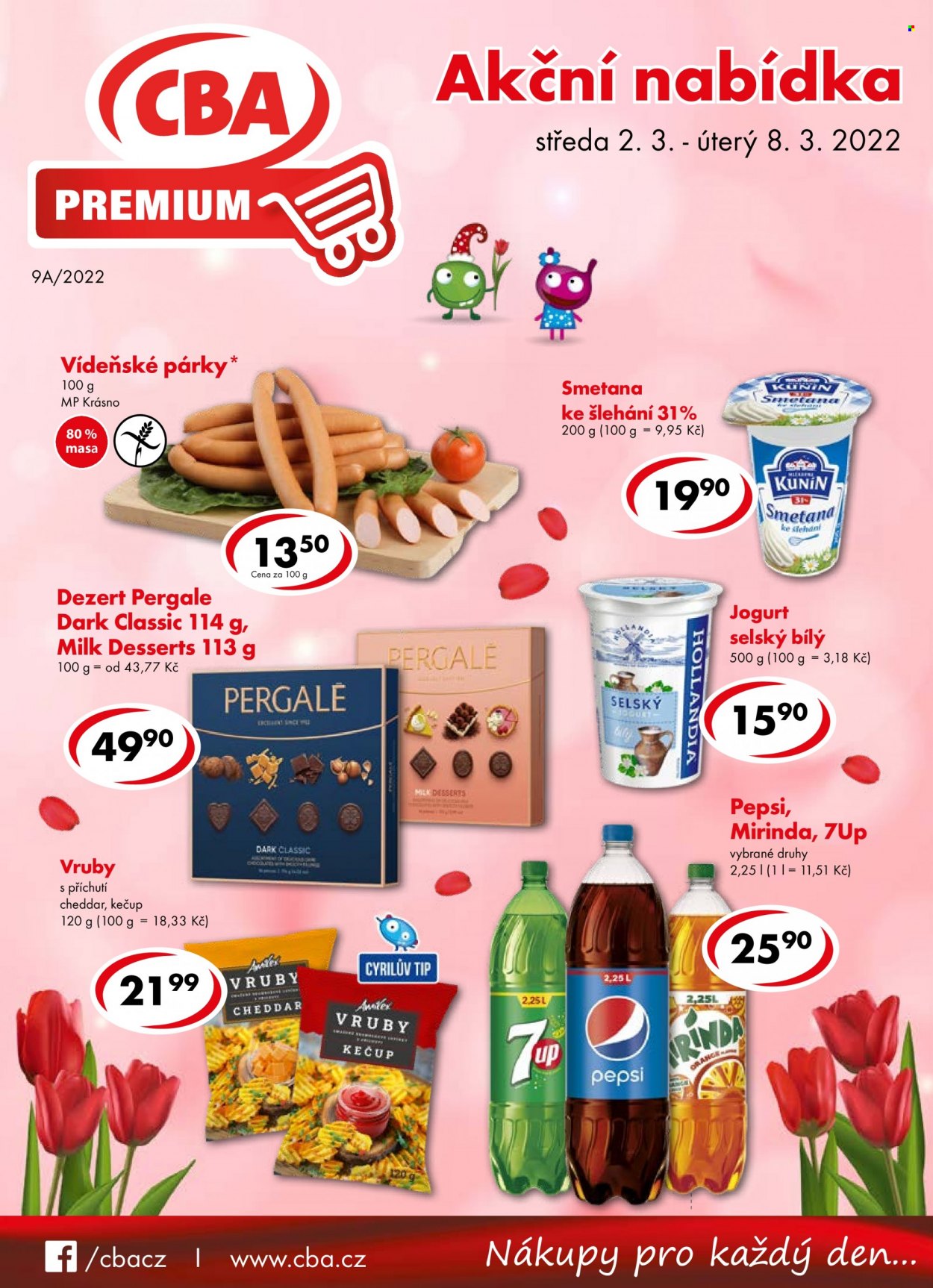 Leták CBA Premium - 2.3.2022 - 8.3.2022. Strana 1