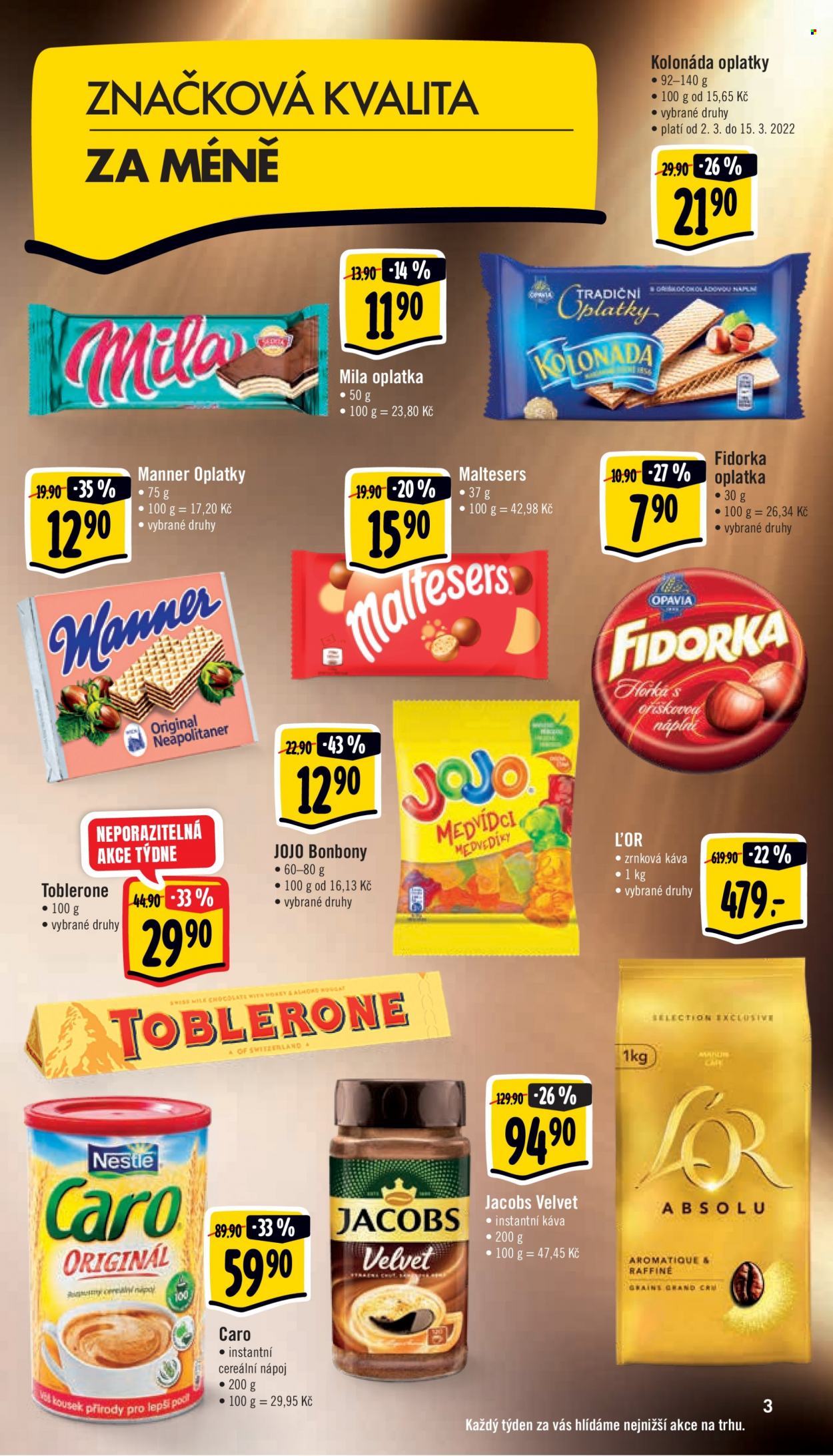 Leták Albert Supermarket - 2.3.2022 - 8.3.2022. Strana 3