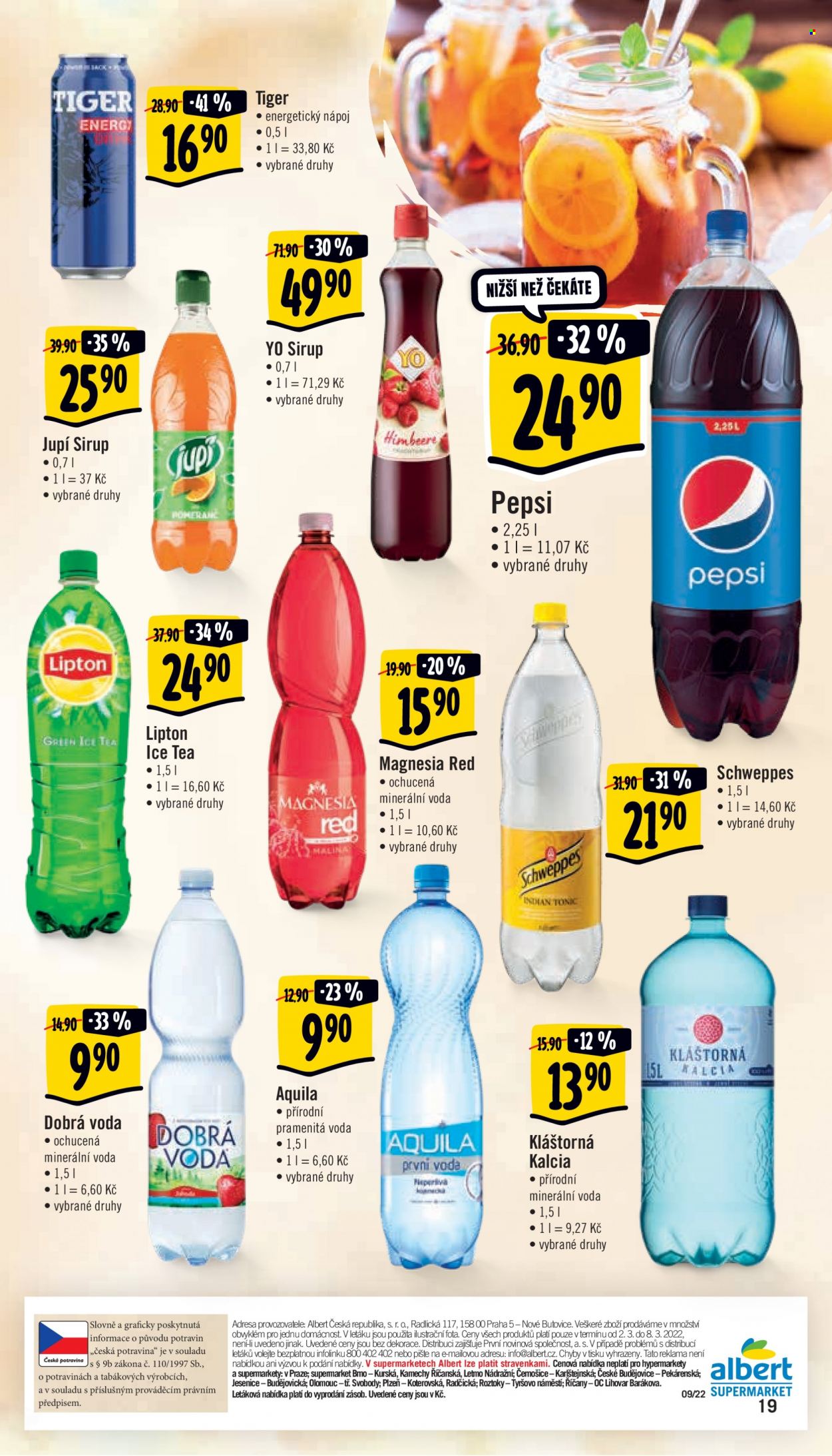 Leták Albert Supermarket - 2.3.2022 - 8.3.2022. Strana 19