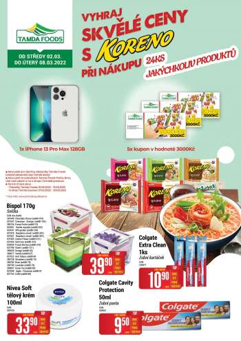 Leták Tamda Foods - 2.3.2022 - 8.3.2022.