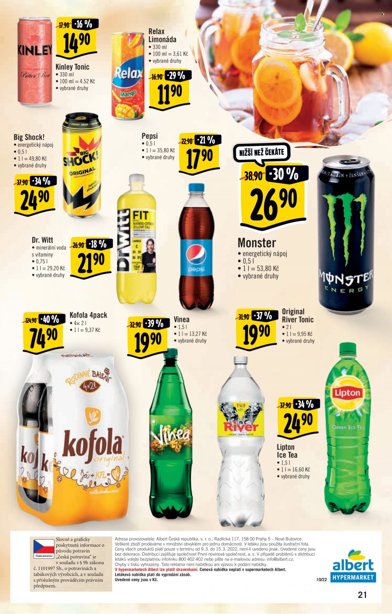 Leták Albert Hypermarket - 9.3.2022 - 15.3.2022. Strana 21