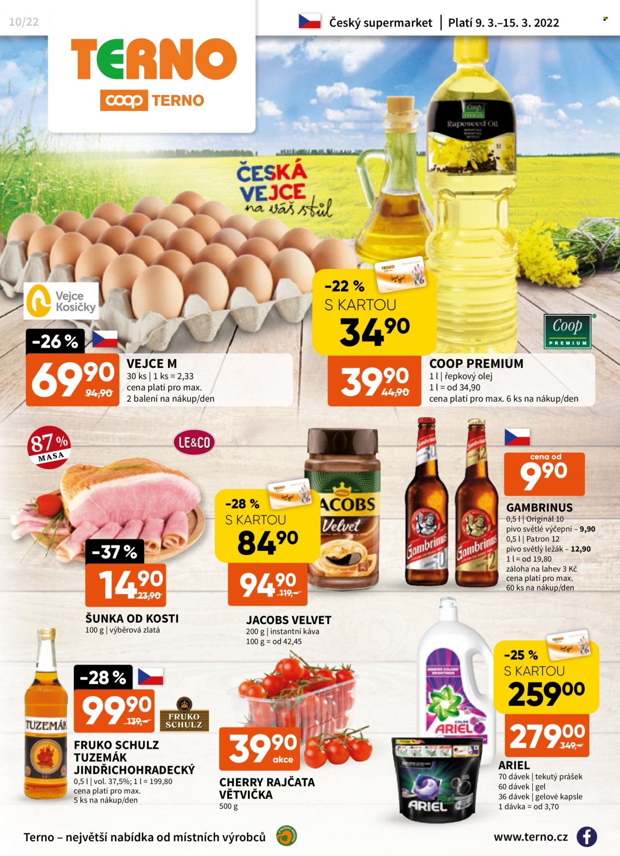 Leták coop TERNO - 9.3.2022 - 15.3.2022. Strana 1