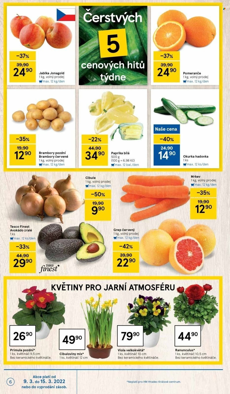 Leták TESCO - 9.3.2022 - 15.3.2022. Strana 6