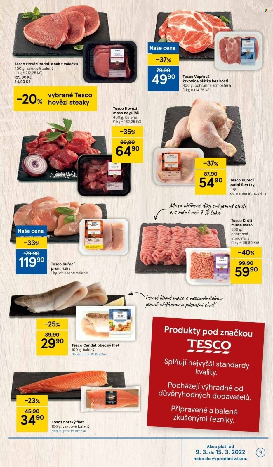 Leták TESCO - 9.3.2022 - 15.3.2022. Strana 9
