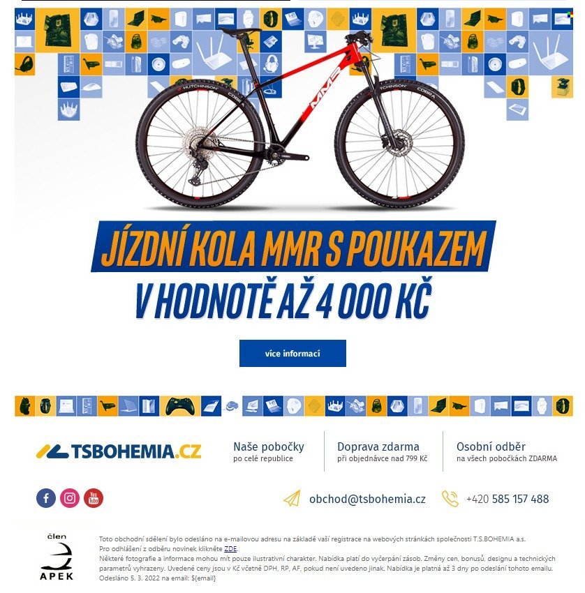 Leták T.S. BOHEMIA - 5.3.2022 - 7.3.2022. Strana 3