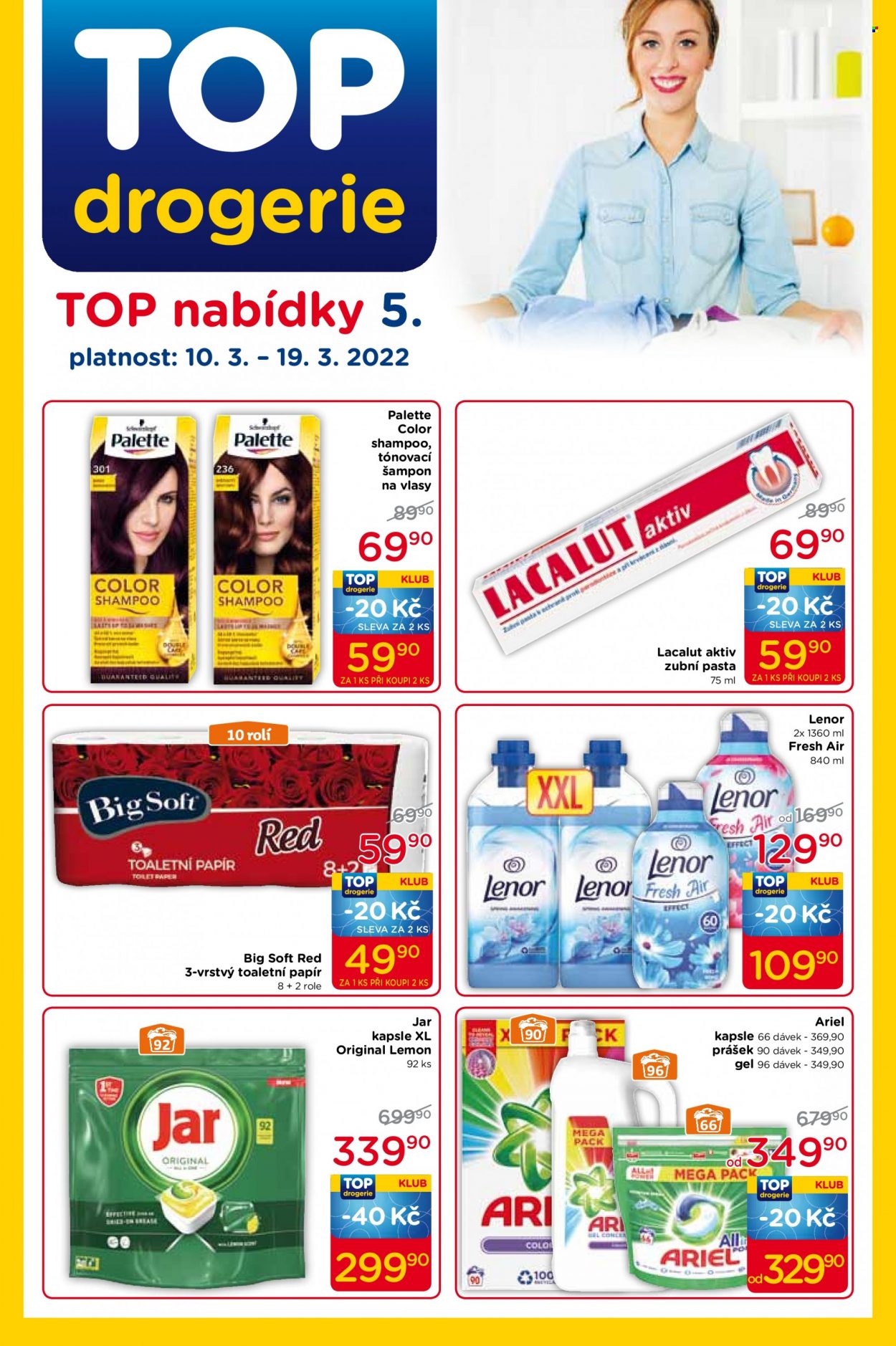 Leták TOP drogerie - 10.3.2022 - 19.3.2022. Strana 1