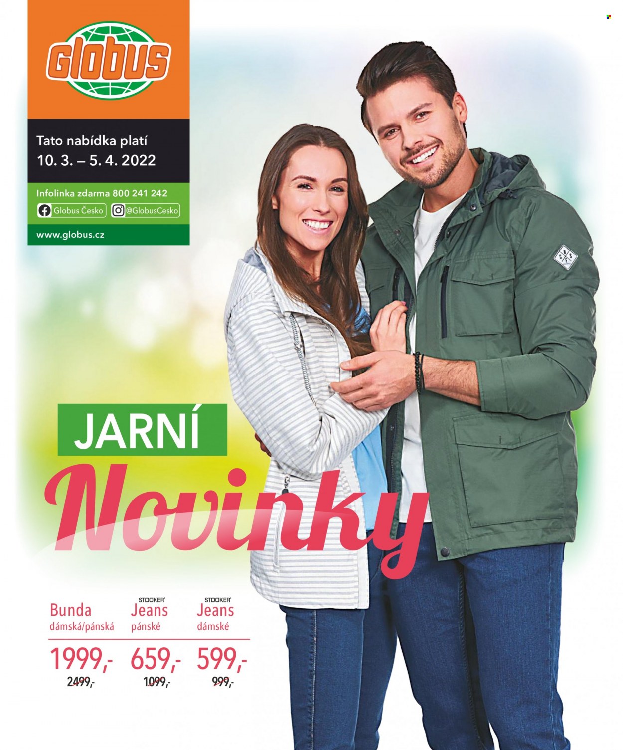 Leták Globus - 10.3.2022 - 5.4.2022. Strana 1