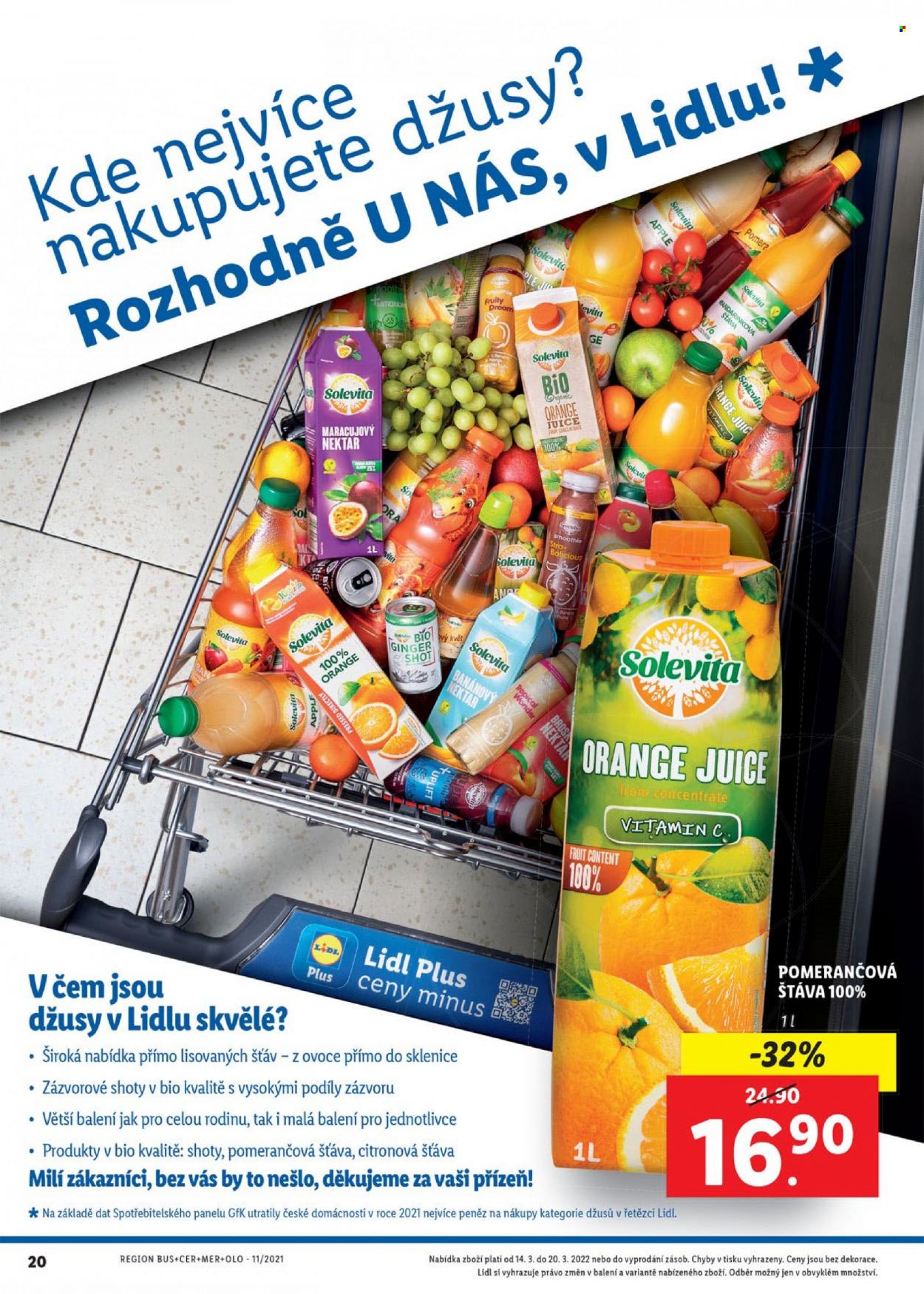 Leták Lidl - 14.3.2022 - 20.3.2022. Strana 20