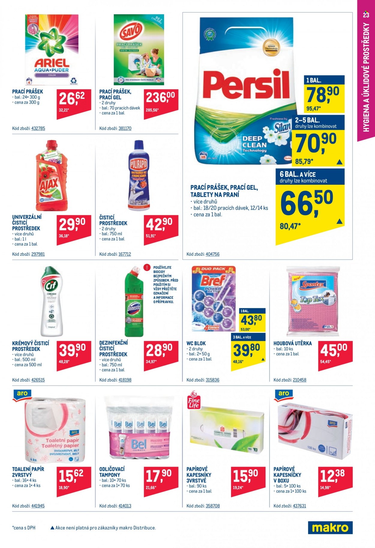 Leták MAKRO - 16.3.2022 - 29.3.2022. Strana 23