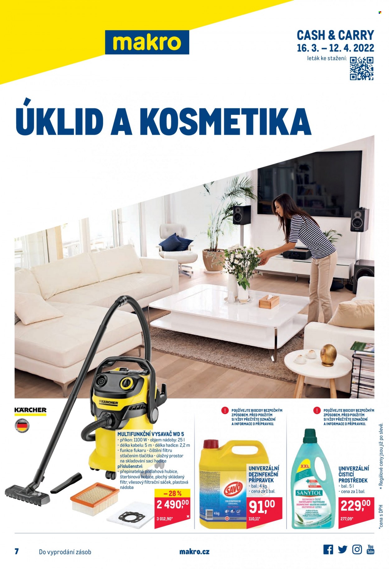 Leták MAKRO - 16.3.2022 - 12.4.2022. Strana 1