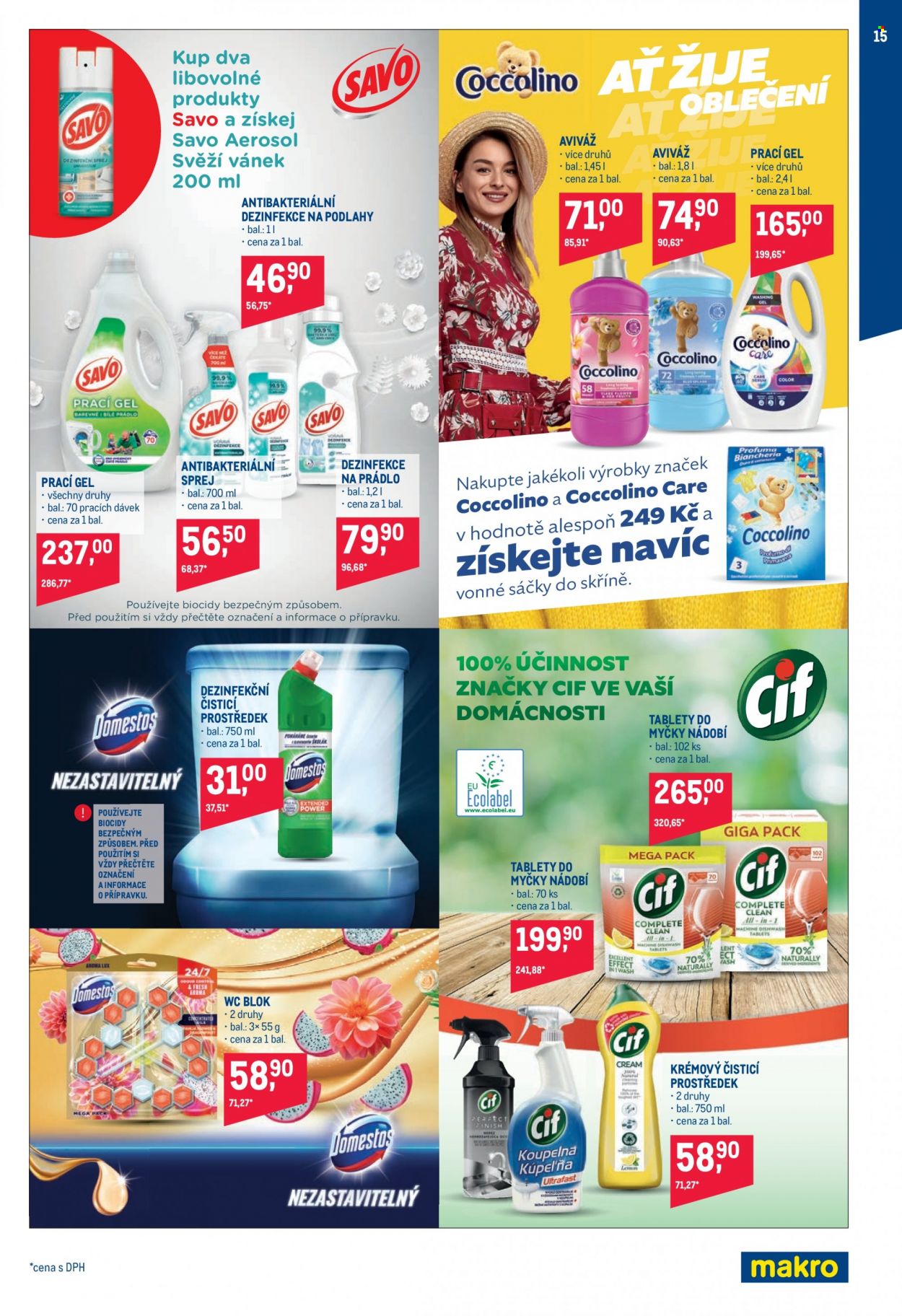 Leták MAKRO - 16.3.2022 - 12.4.2022. Strana 15