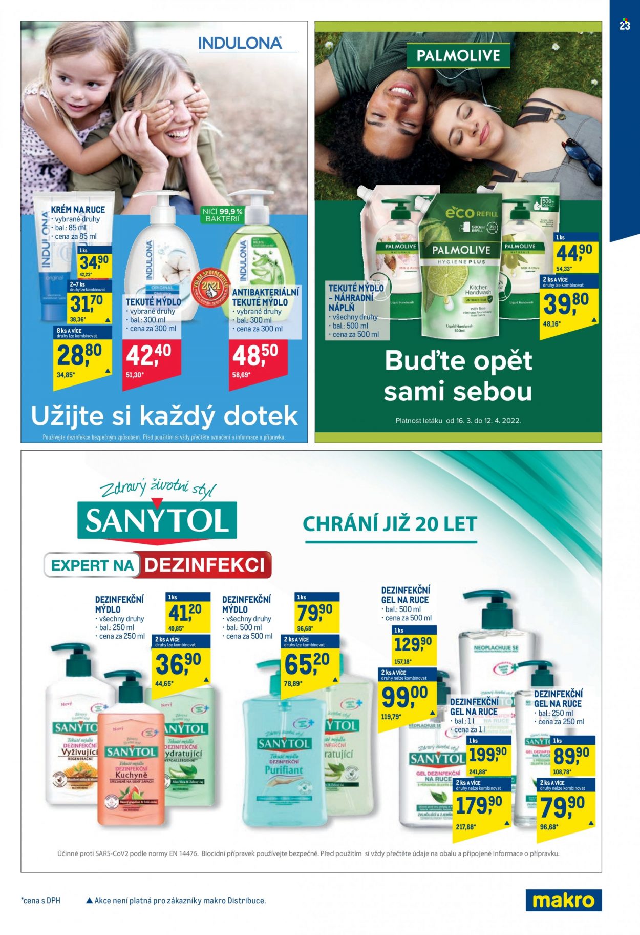 Leták MAKRO - 16.3.2022 - 12.4.2022. Strana 23