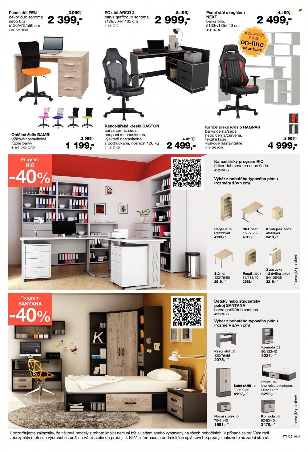 Leták SCONTO NÁBYTEK - 11.3.2022 - 31.3.2022. Strana 15
