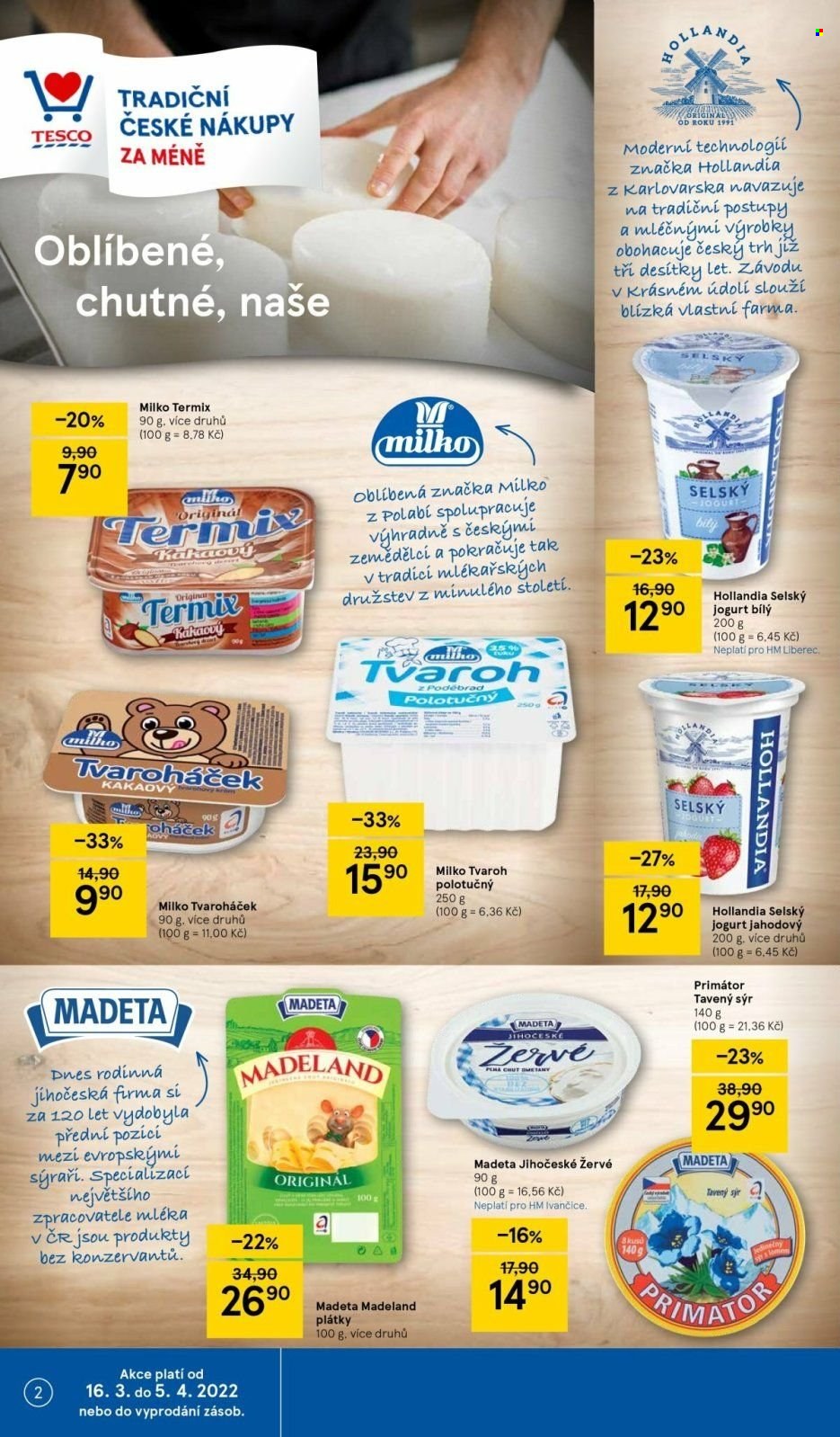 Leták TESCO - 16.3.2022 - 22.3.2022. Strana 2