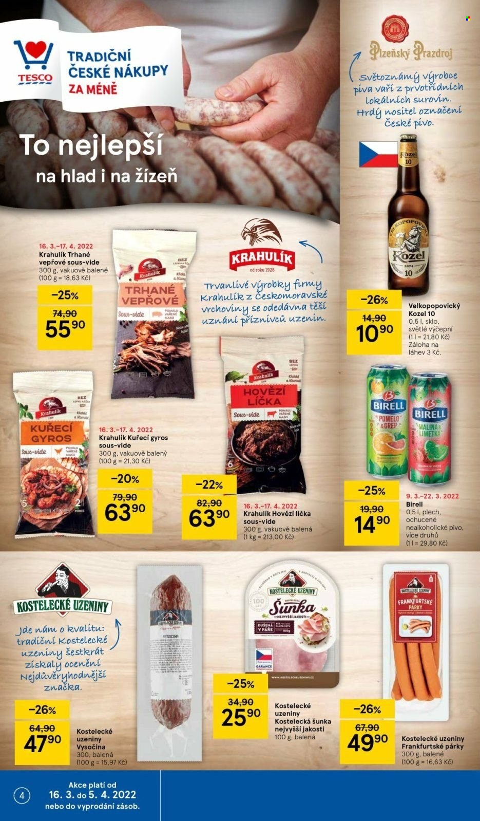 Leták TESCO - 16.3.2022 - 22.3.2022. Strana 4