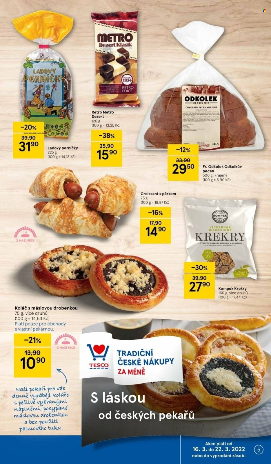 Leták TESCO - 16.3.2022 - 22.3.2022. Strana 5