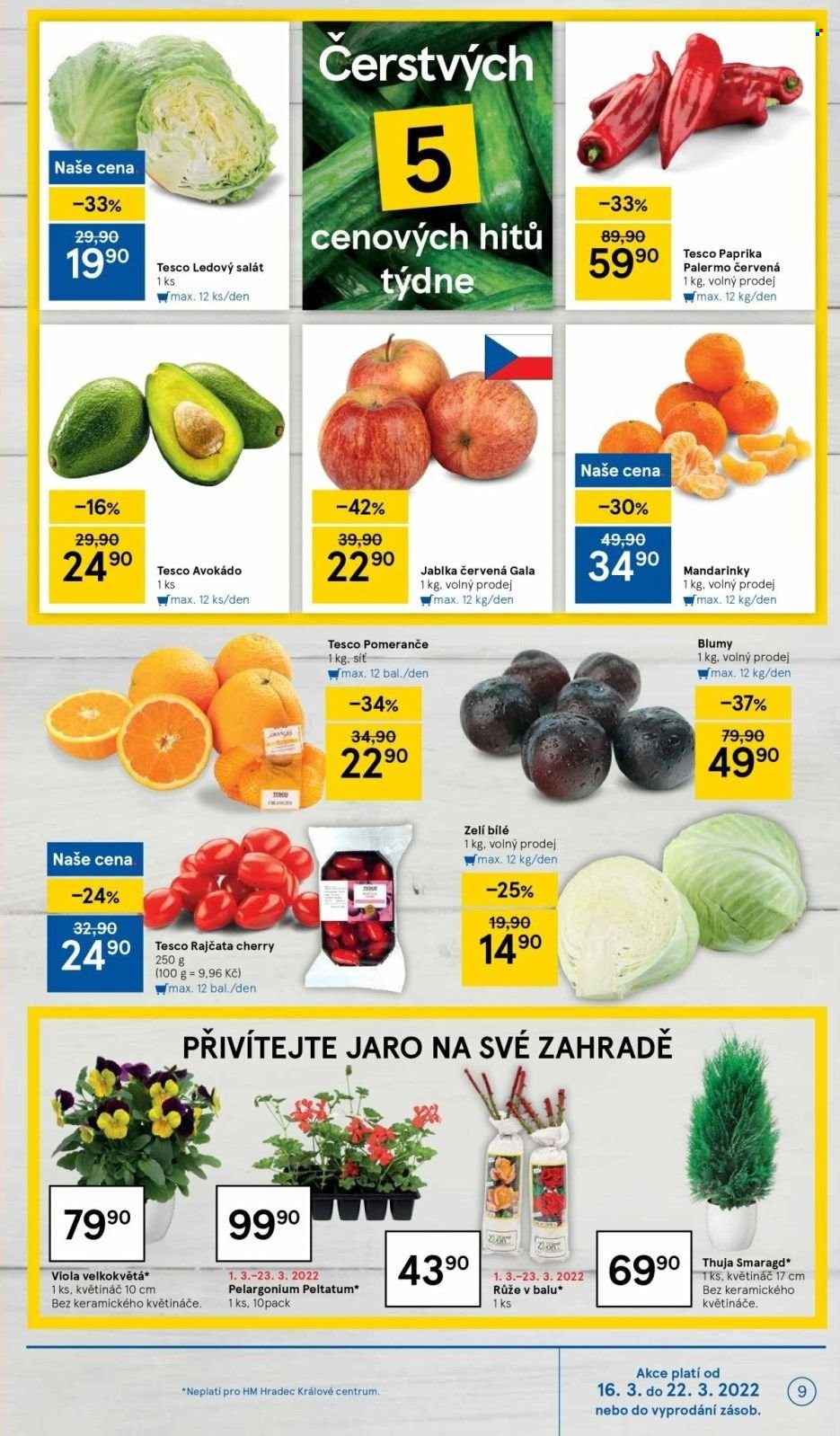 Leták TESCO - 16.3.2022 - 22.3.2022. Strana 9