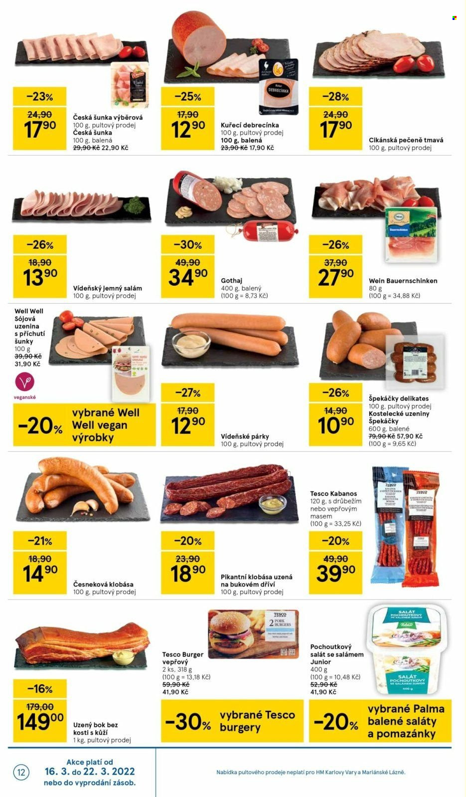 Leták TESCO - 16.3.2022 - 22.3.2022. Strana 12