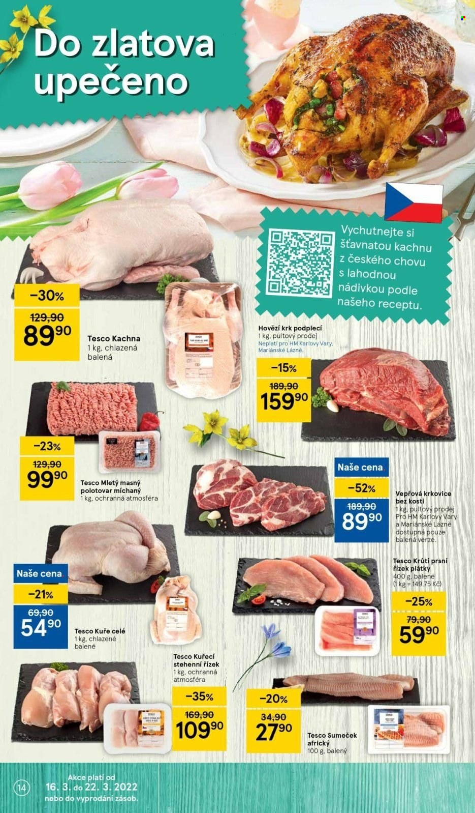 Leták TESCO - 16.3.2022 - 22.3.2022. Strana 14