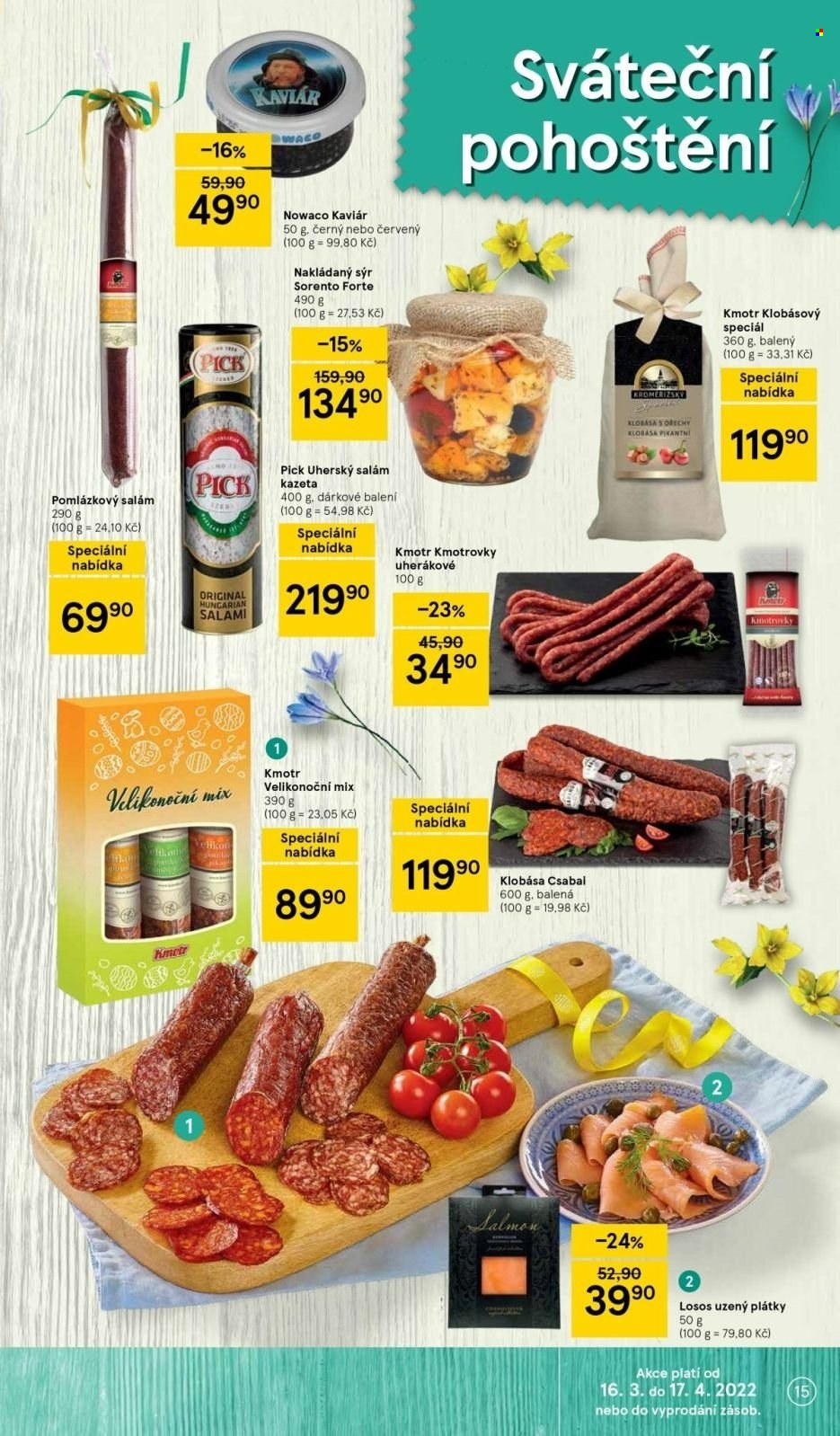 Leták TESCO - 16.3.2022 - 22.3.2022. Strana 15