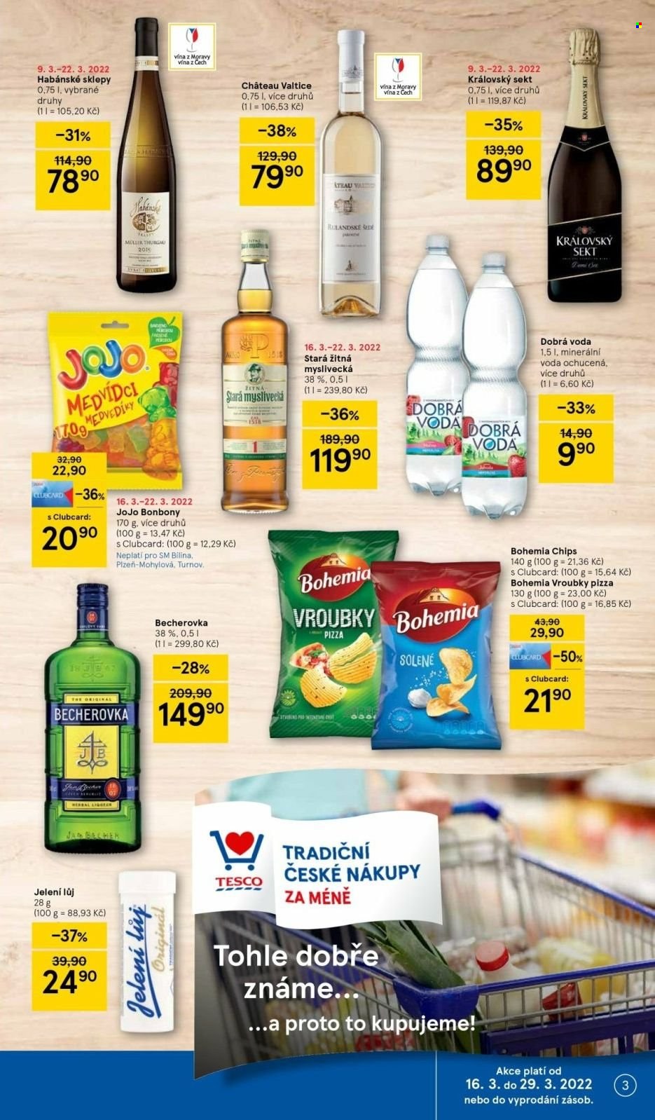 Leták TESCO supermarket - 16.3.2022 - 22.3.2022. Strana 3