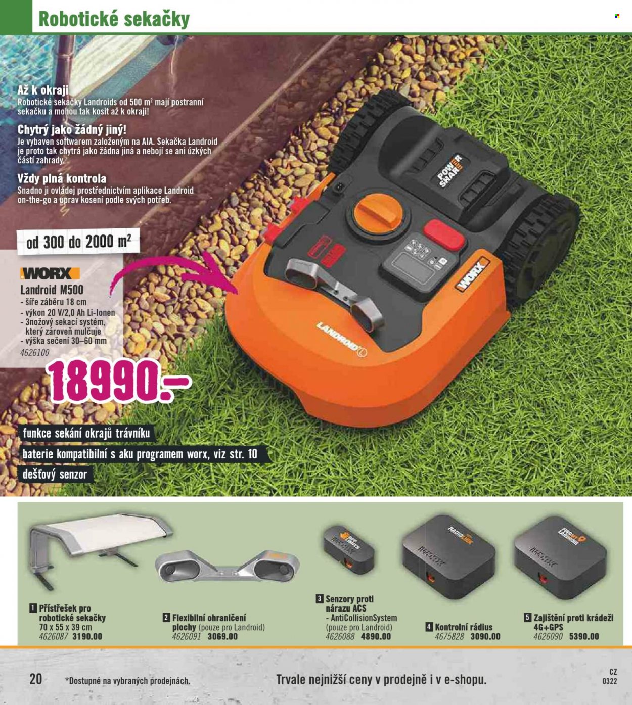 Leták HORNBACH - 14.3.2022 - 15.6.2022. Strana 20