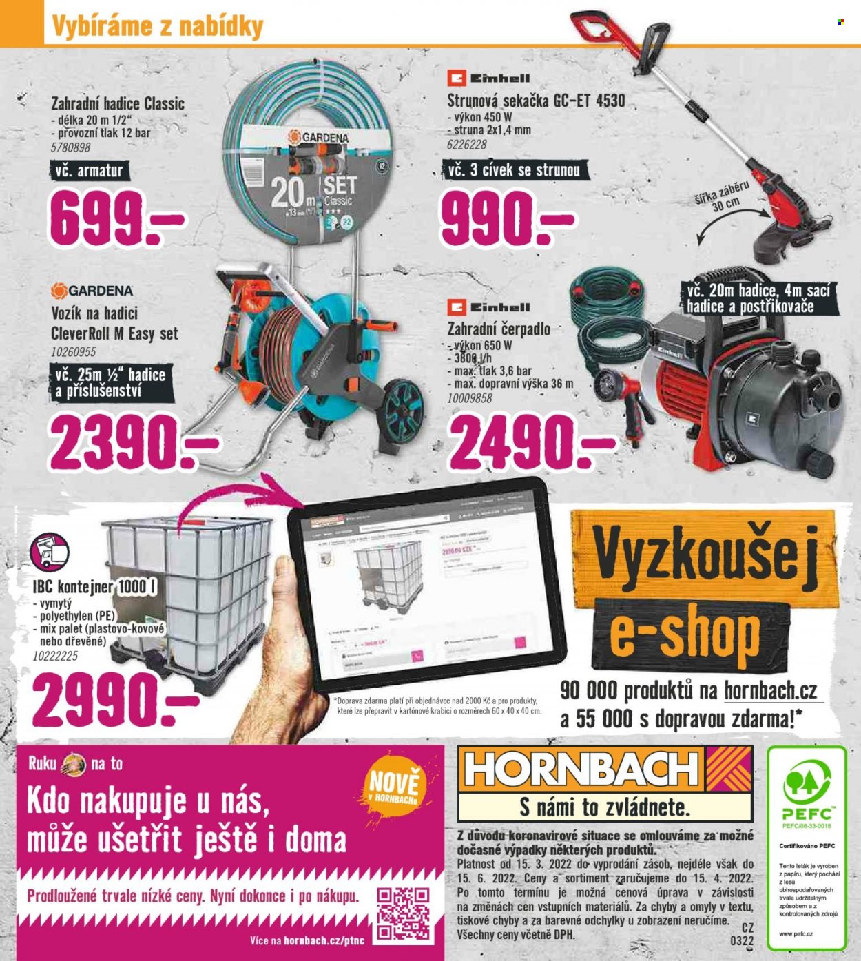 Leták HORNBACH - 14.3.2022 - 15.6.2022. Strana 40