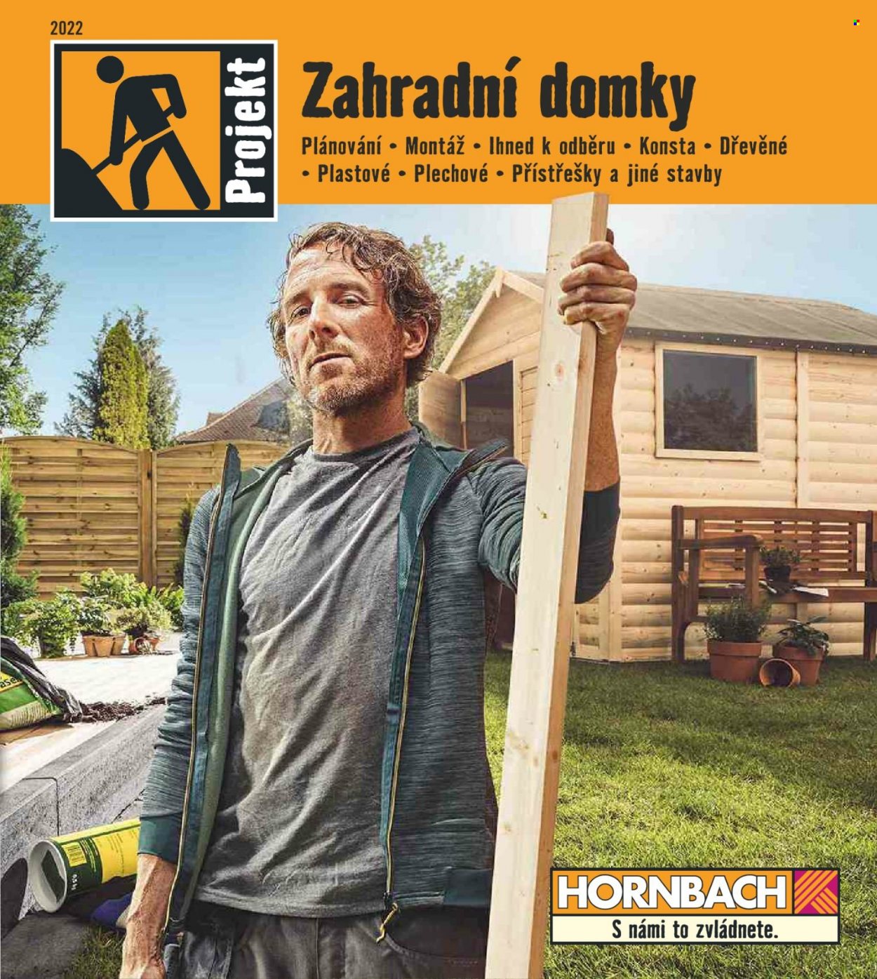 thumbnail - Leták HORNBACH - 15.3.2022 - 15.6.2022 - Produkty v akci - zahradní domek. Strana 1.