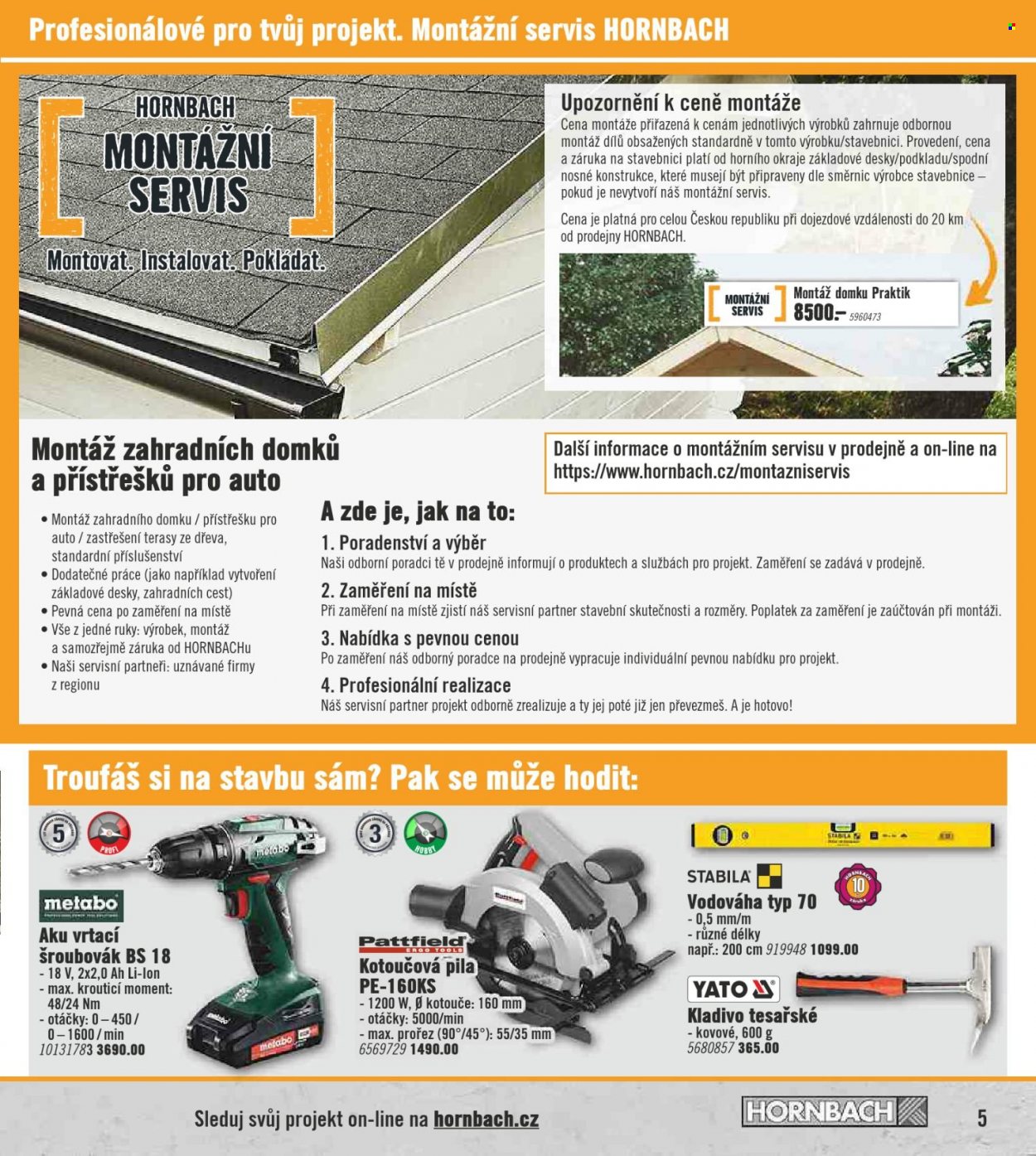Leták HORNBACH - 15.3.2022 - 15.6.2022. Strana 5