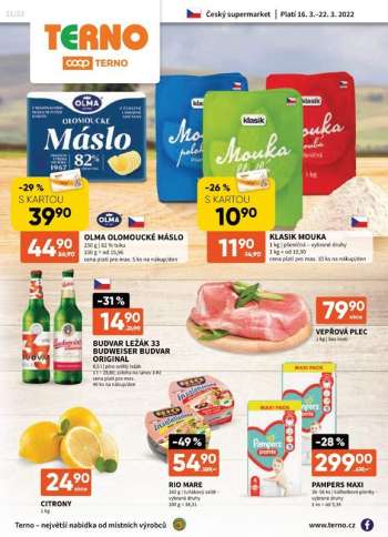 Leták coop TERNO - 16.3.2022 - 22.3.2022.