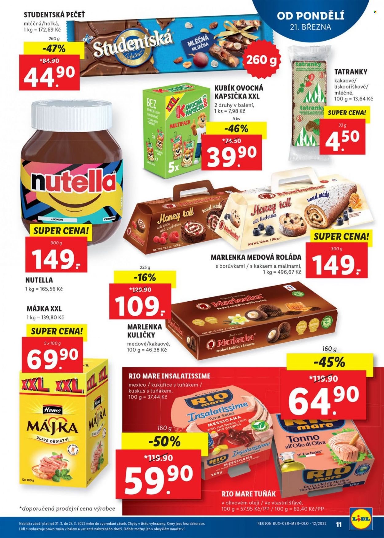 Leták Lidl - 21.3.2022 - 27.3.2022. Strana 11