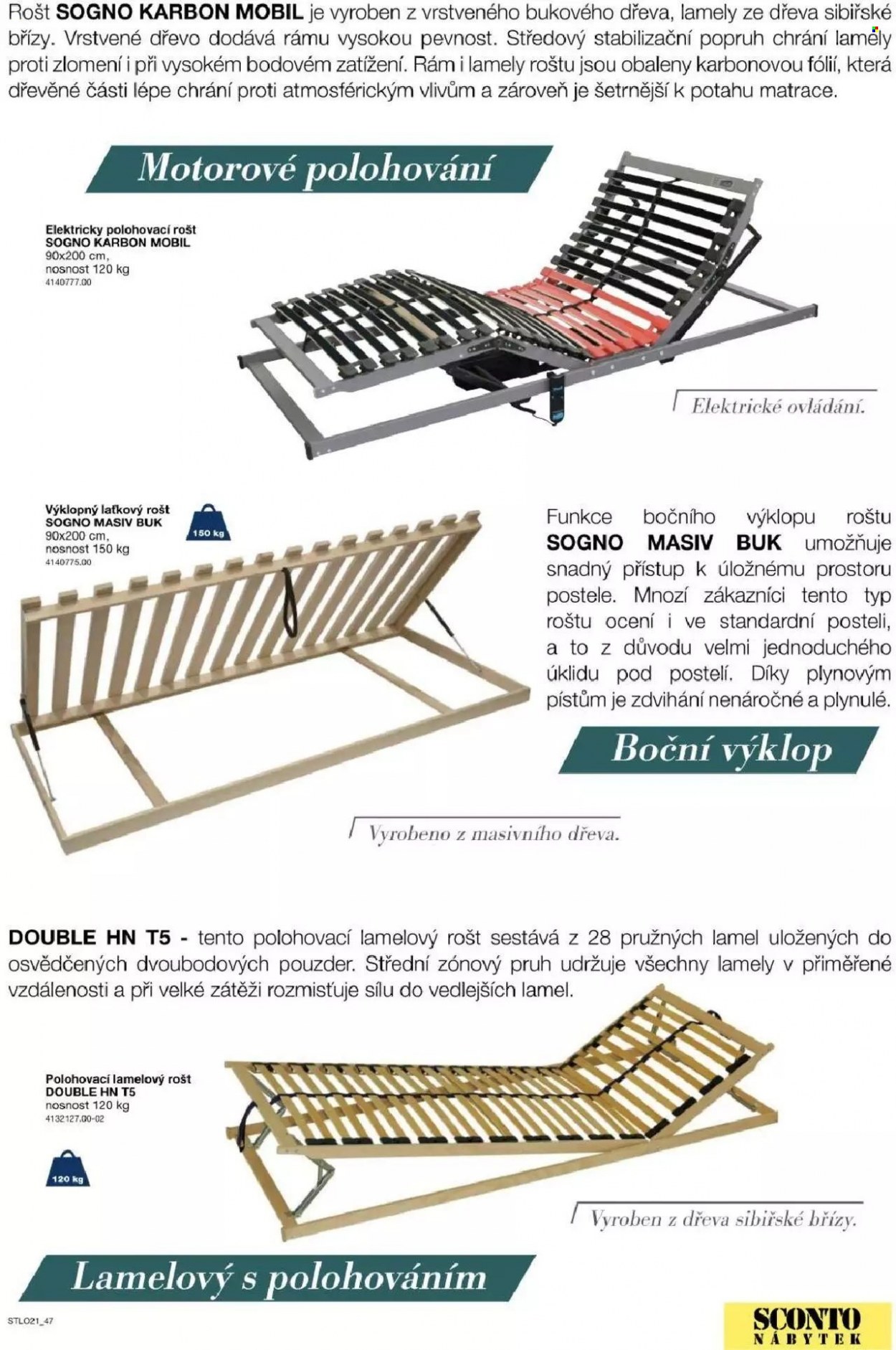 Leták SCONTO NÁBYTEK. Strana 47