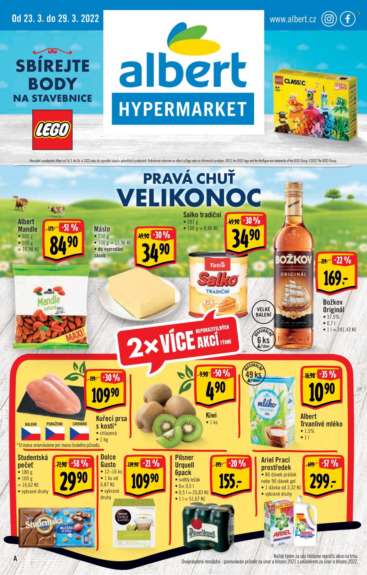 Leták Albert Hypermarket - 23.3.2022 - 29.3.2022. Strana 1