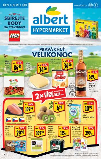 Leták Albert Hypermarket - 23.3.2022 - 29.3.2022.