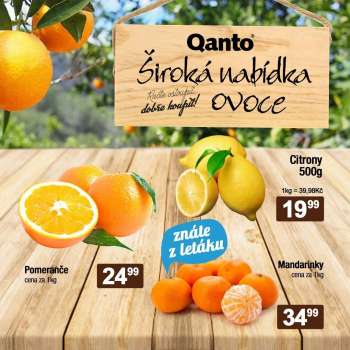 Leták Qanto market - 18.3.2022 - 20.3.2022.