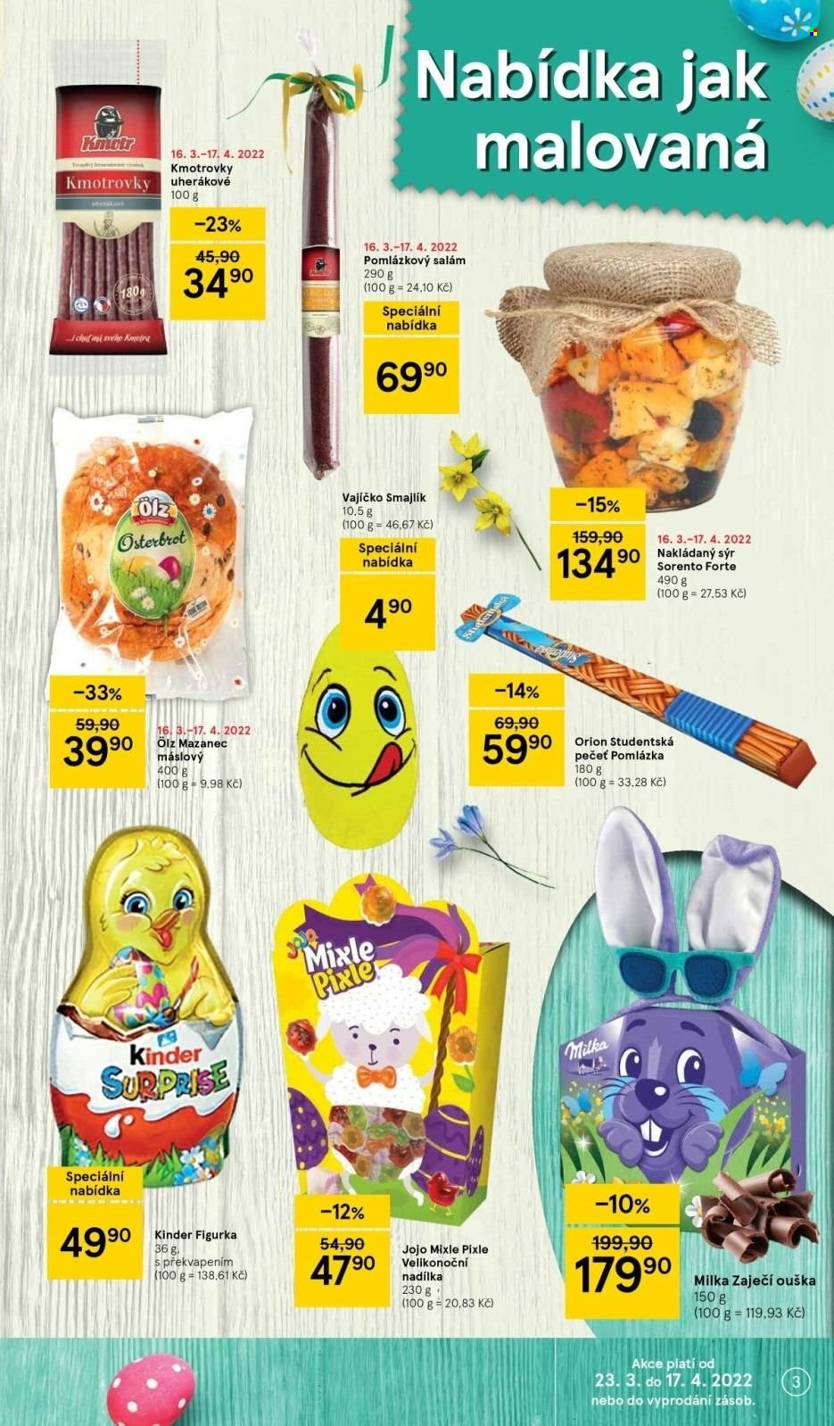 Leták TESCO supermarket - 23.3.2022 - 29.3.2022. Strana 3