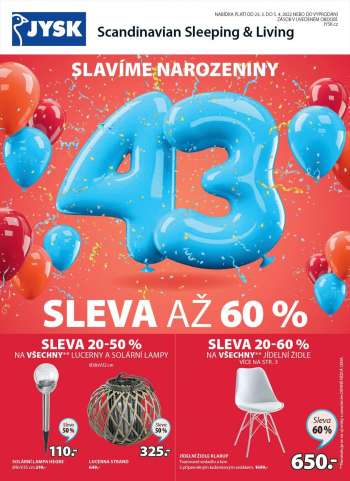 Leták JYSK - 23.3.2022 - 5.4.2022.