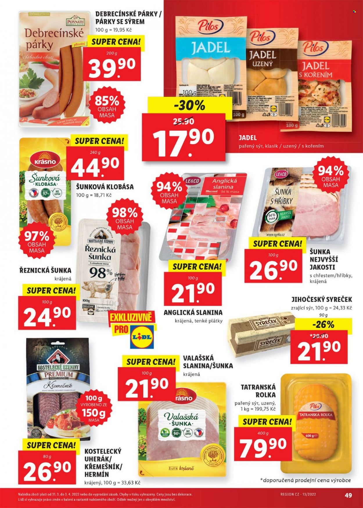 Leták Lidl - 28.3.2022 - 3.4.2022. Strana 49