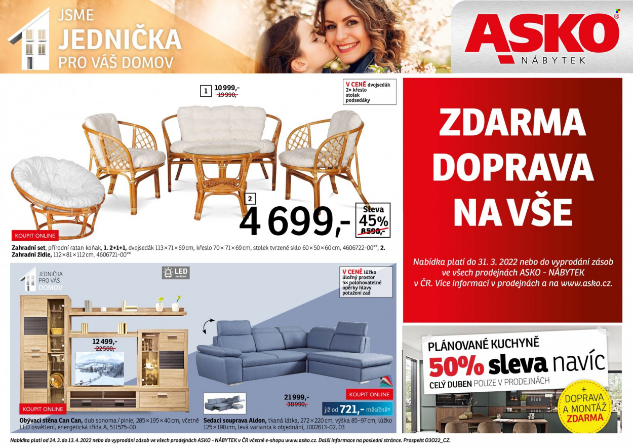 Leták ASKO - 24.3.2022 - 13.4.2022. Strana 1