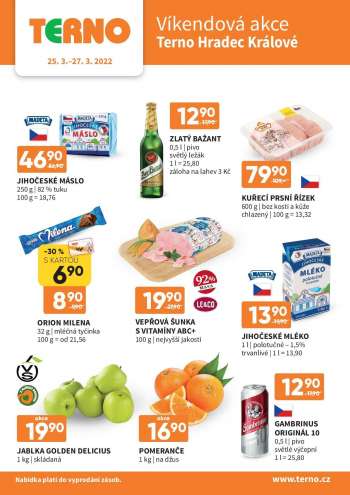 Leták coop TERNO - 25.3.2022 - 27.3.2022.