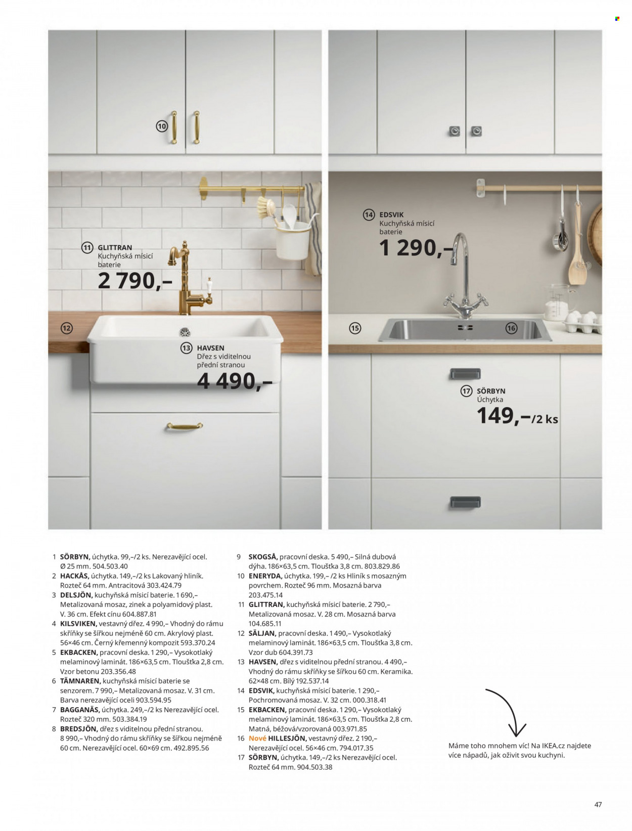 Leták IKEA - 24.3.2022 - 30.6.2022. Strana 47