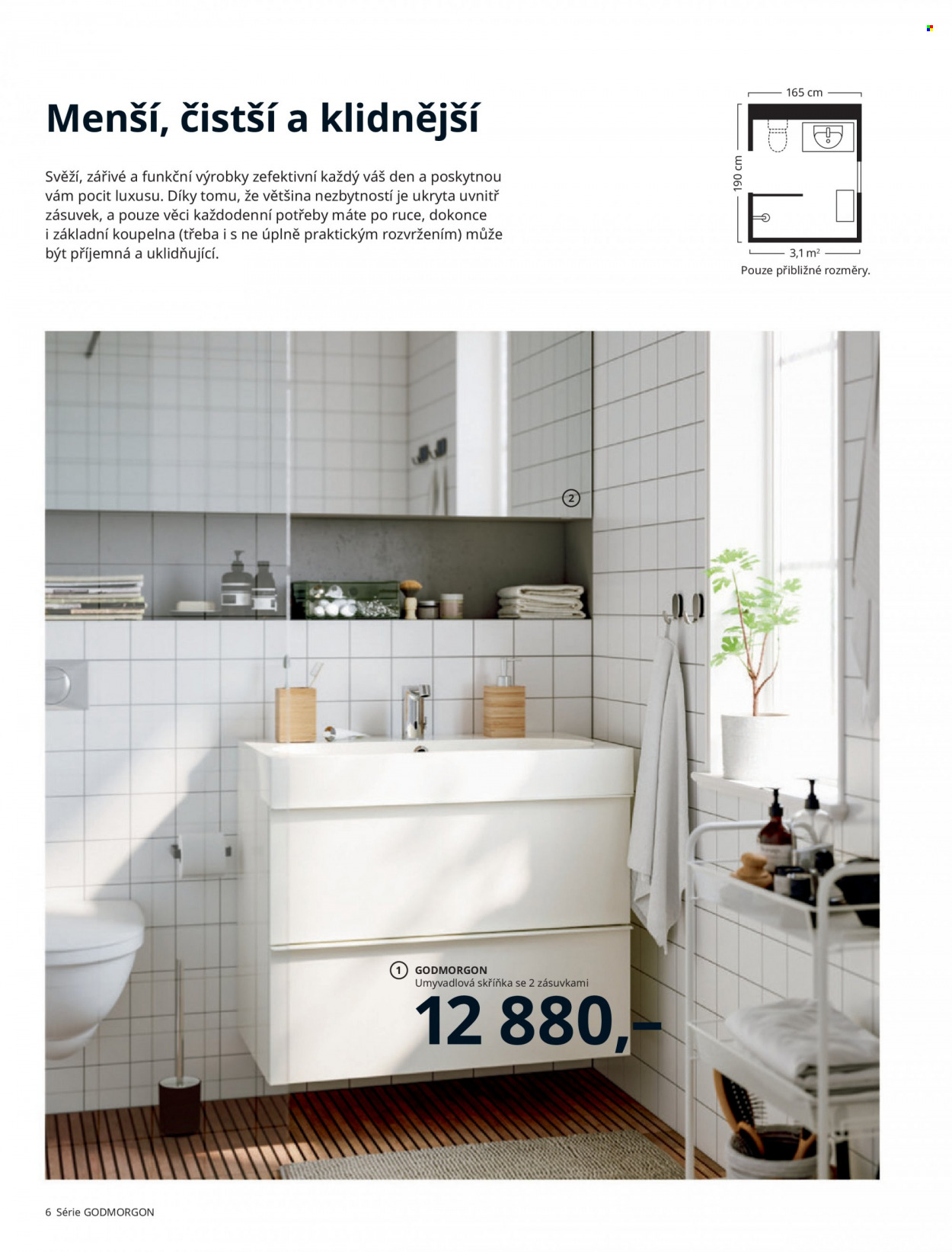 thumbnail - Leták IKEA - 24.3.2022 - 30.6.2022 - Produkty v akci - skříň, skříňka pod umyvadlo. Strana 6.