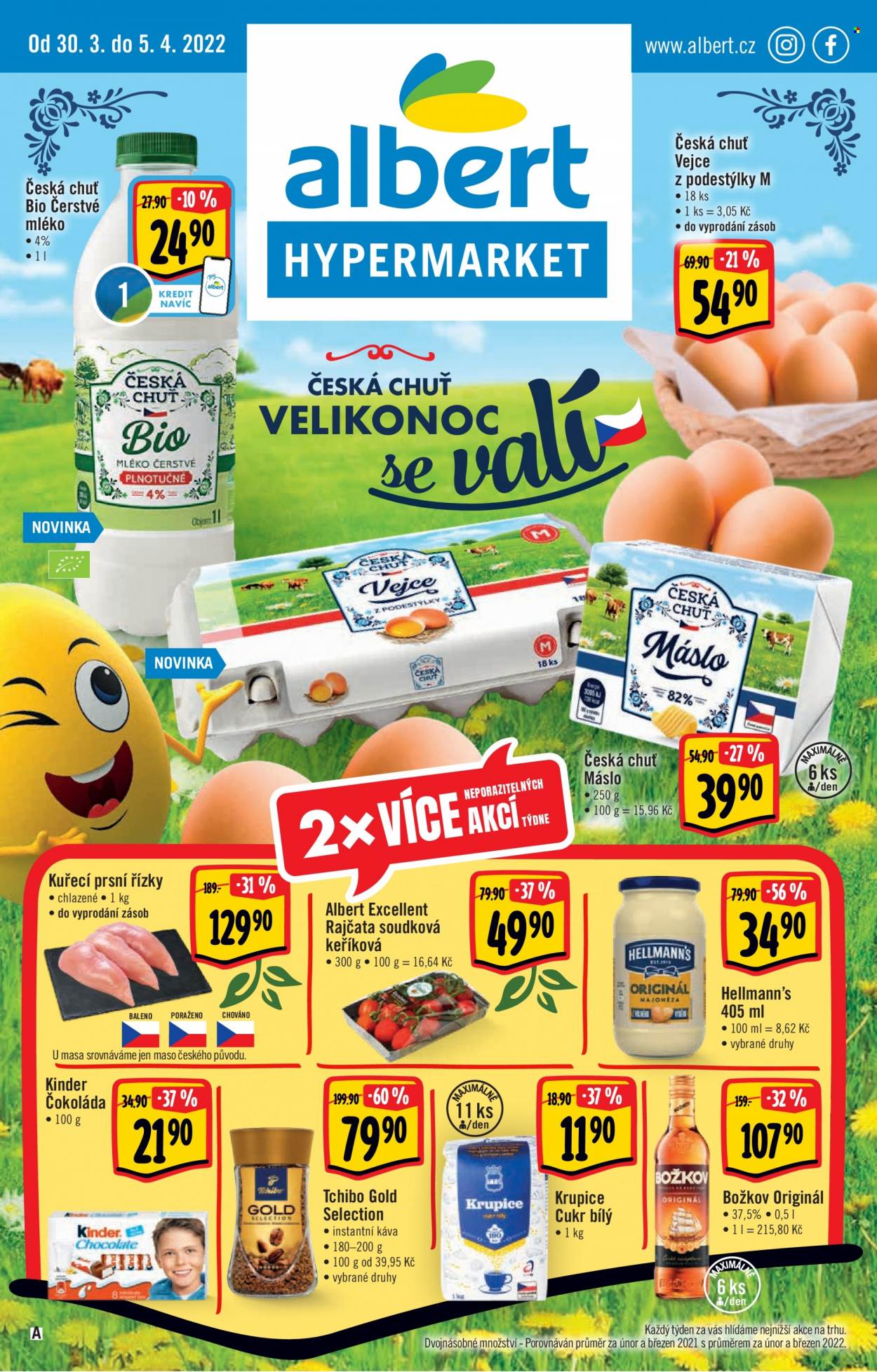 Leták Albert Hypermarket - 30.3.2022 - 5.4.2022. Strana 1