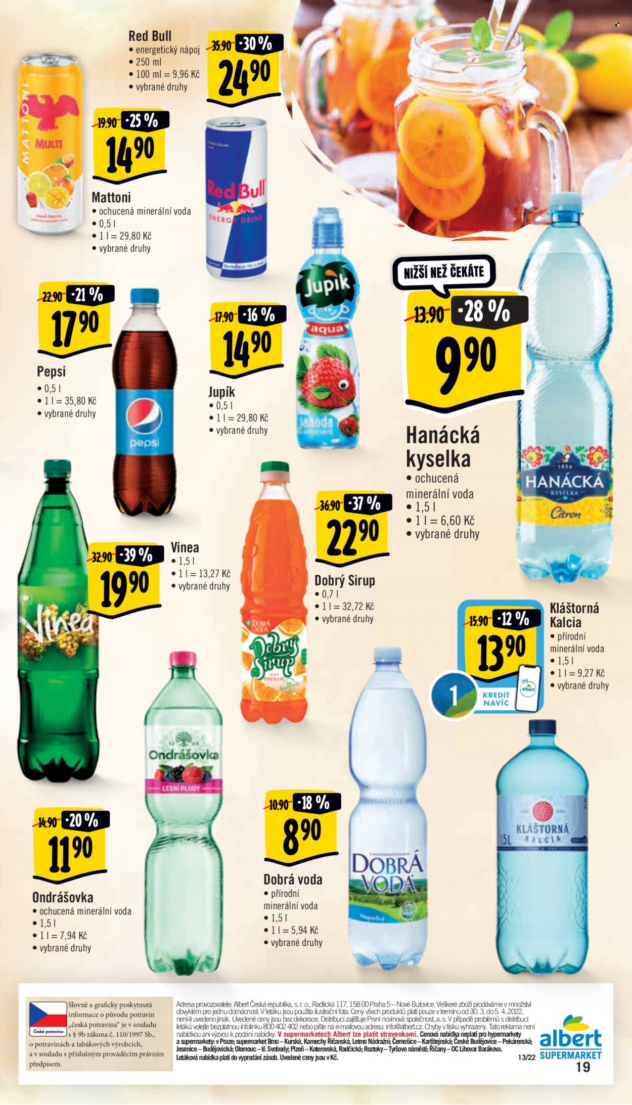 Leták Albert Supermarket - 30.3.2022 - 5.4.2022. Strana 19